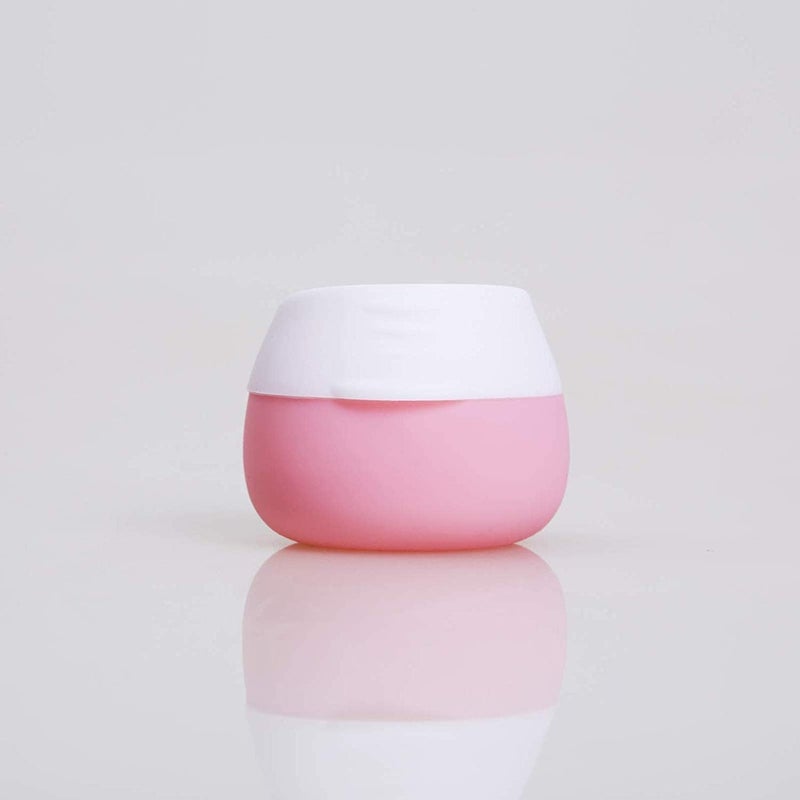 Gemice Silicone Cream Jars, TSA Approved Travel Size Containers - Leak-proof Travel Accessories with Lid for Cosmetic Makeup Face Body Hand Cream (4 Pieces) - Image 2